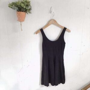 Classic Black Scoop Neck Tank Dress